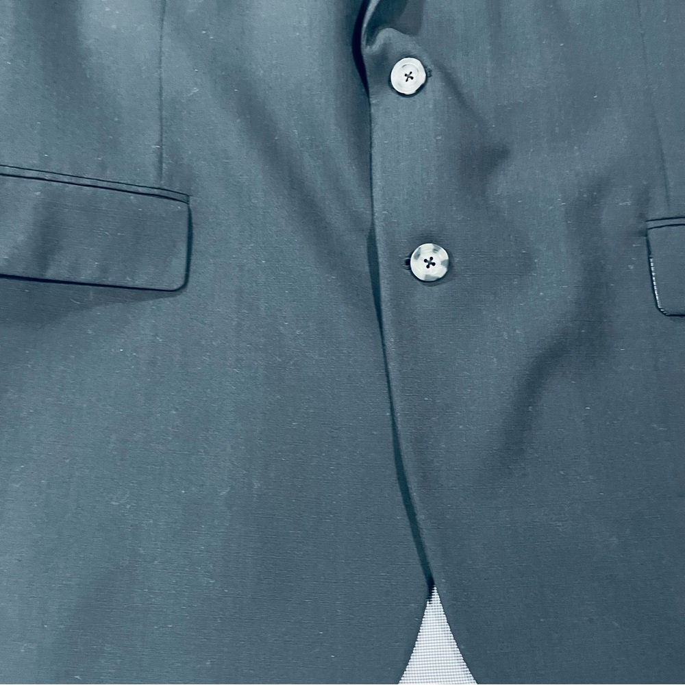 Stafford Essentials Men Solid Black Polyester 2-B… - image 5